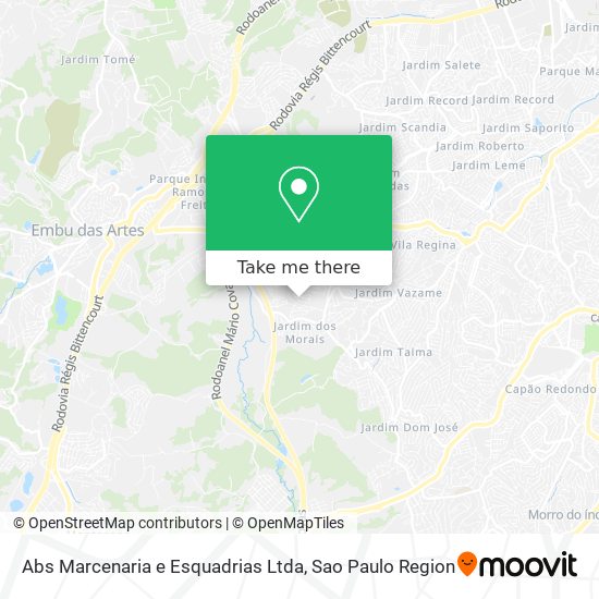 Mapa Abs Marcenaria e Esquadrias Ltda