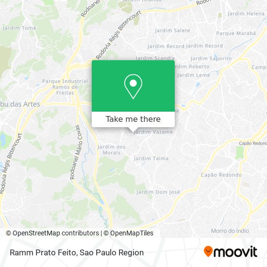 Ramm Prato Feito map