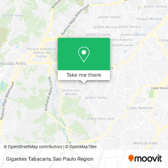 Gigantes Tabacaria map