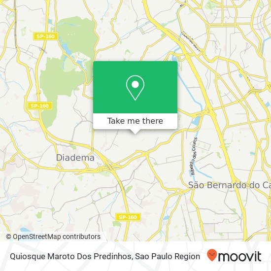 Quiosque Maroto Dos Predinhos map