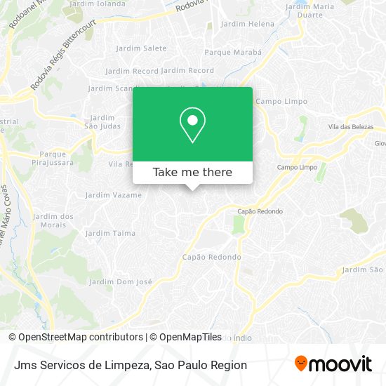 Jms Servicos de Limpeza map
