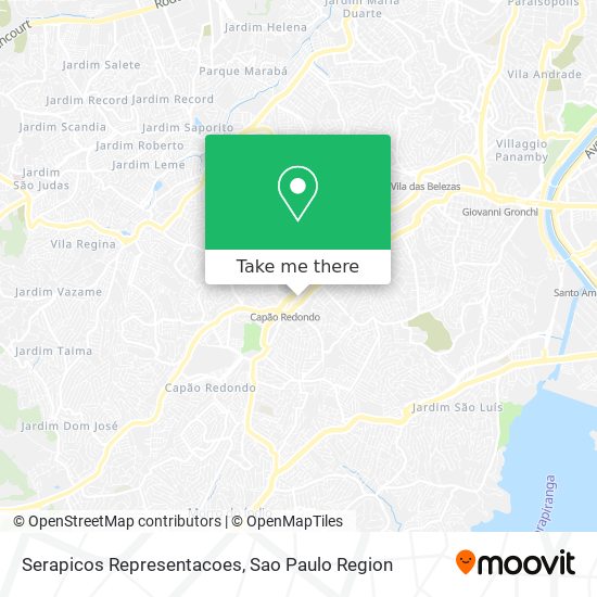 Serapicos Representacoes map