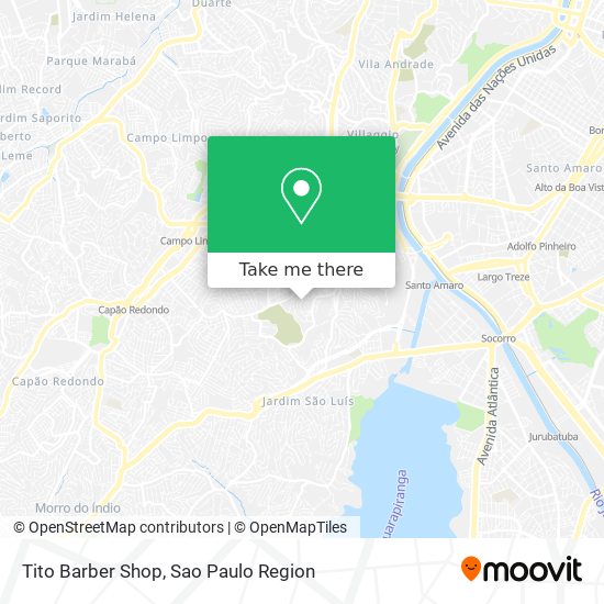 Mapa Tito Barber Shop