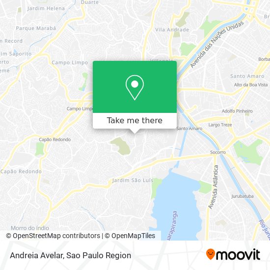 Andreia Avelar map