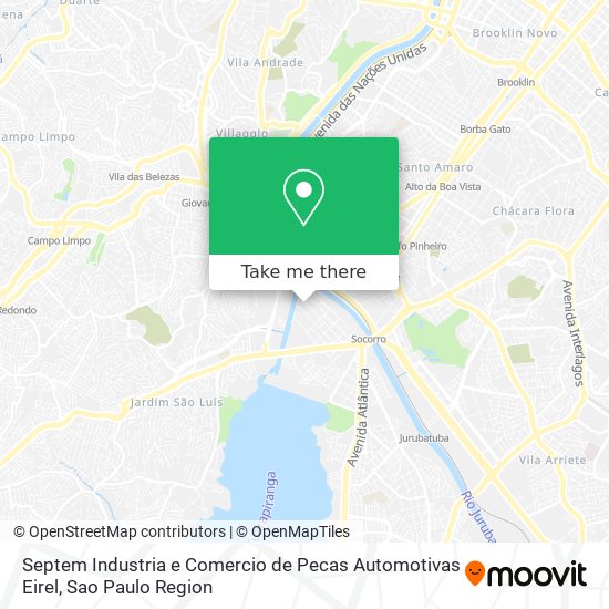 Septem Industria e Comercio de Pecas Automotivas Eirel map