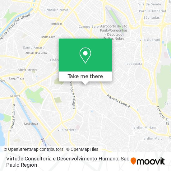 Virtude Consultoria e Desenvolvimento Humano map