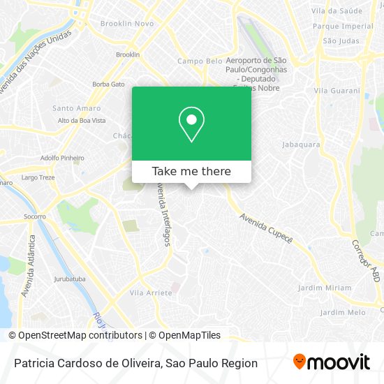 Patricia Cardoso de Oliveira map