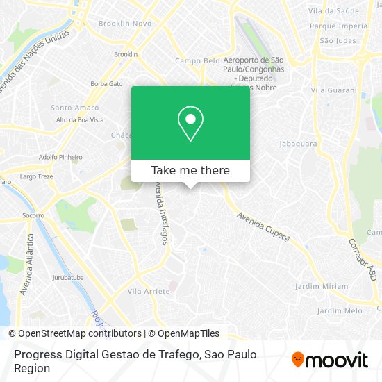 Progress Digital Gestao de Trafego map