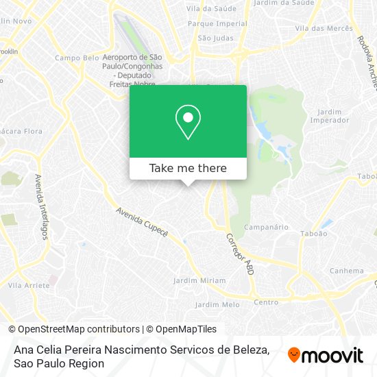 Ana Celia Pereira Nascimento Servicos de Beleza map