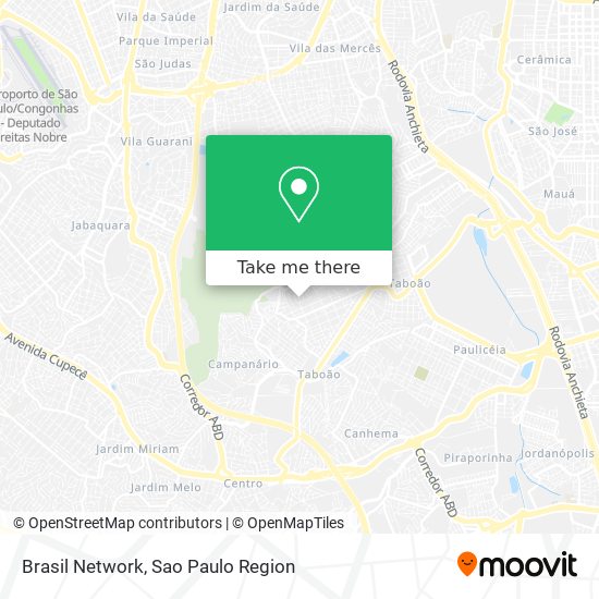 Brasil Network map