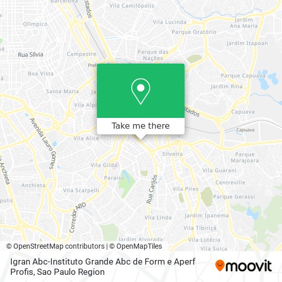 Mapa Igran Abc-Instituto Grande Abc de Form e Aperf Profis