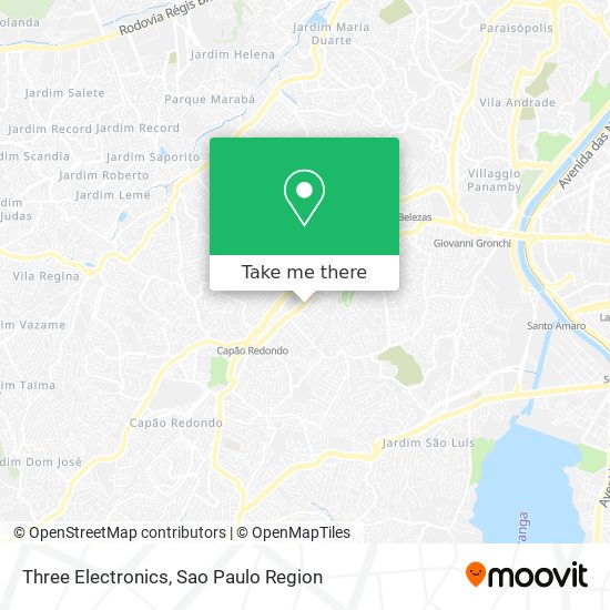 Three Electronics map