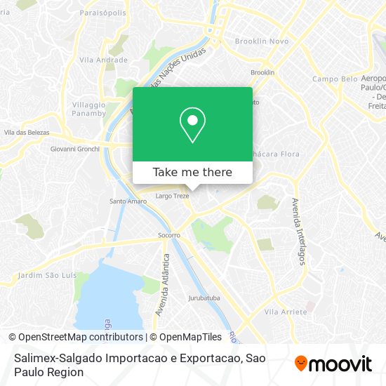 Salimex-Salgado Importacao e Exportacao map