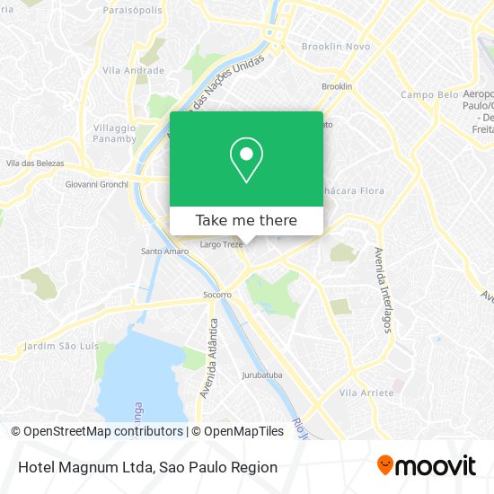 Hotel Magnum Ltda map