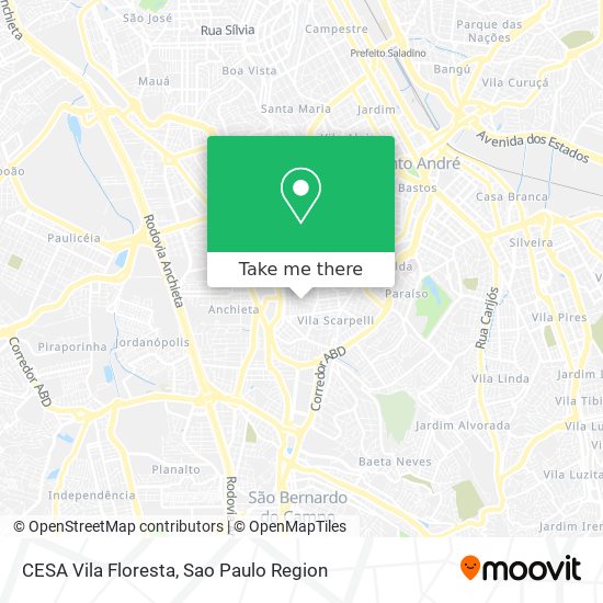 CESA Vila Floresta map