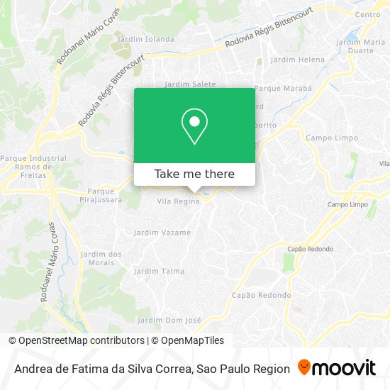 Andrea de Fatima da Silva Correa map