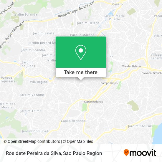 Mapa Rosidete Pereira da Silva
