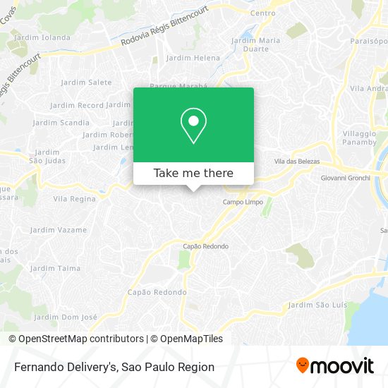 Fernando Delivery's map