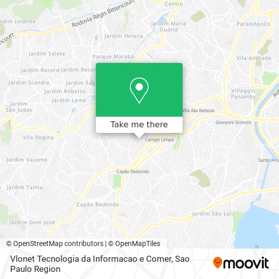 Vlonet Tecnologia da Informacao e Comer map