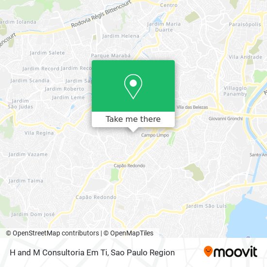 H and M Consultoria Em Ti map