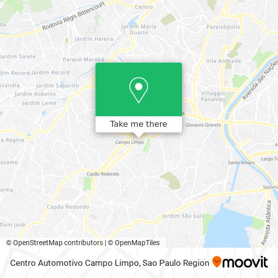 Centro Automotivo Campo Limpo map