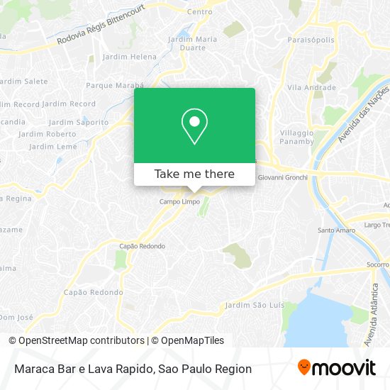 Maraca Bar e Lava Rapido map