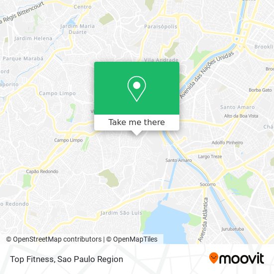 Top Fitness map