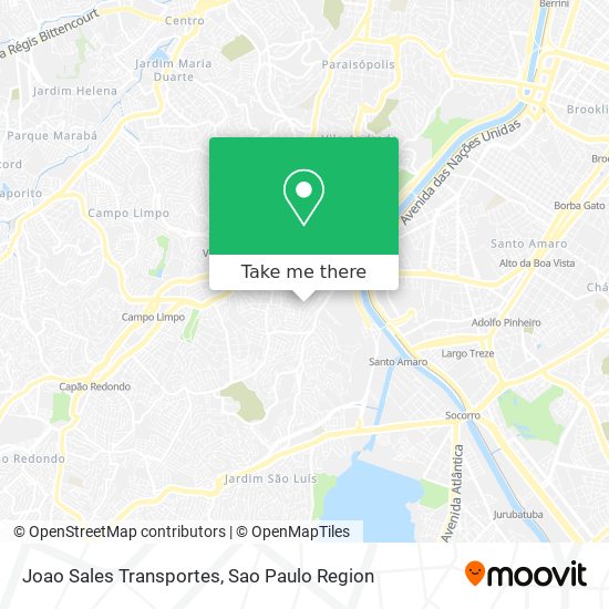 Mapa Joao Sales Transportes