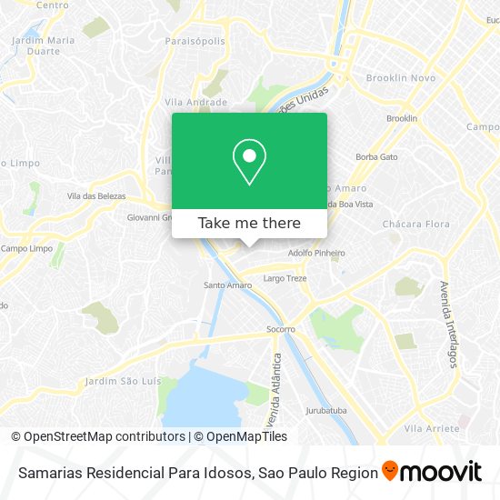 Samarias Residencial Para Idosos map