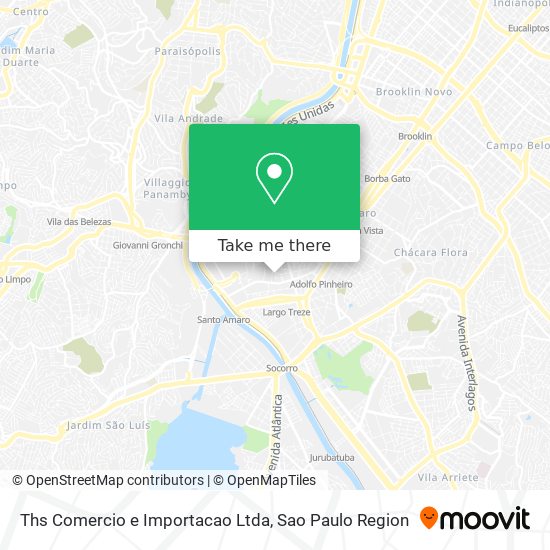 Mapa Ths Comercio e Importacao Ltda