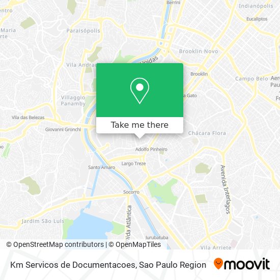 Mapa Km Servicos de Documentacoes