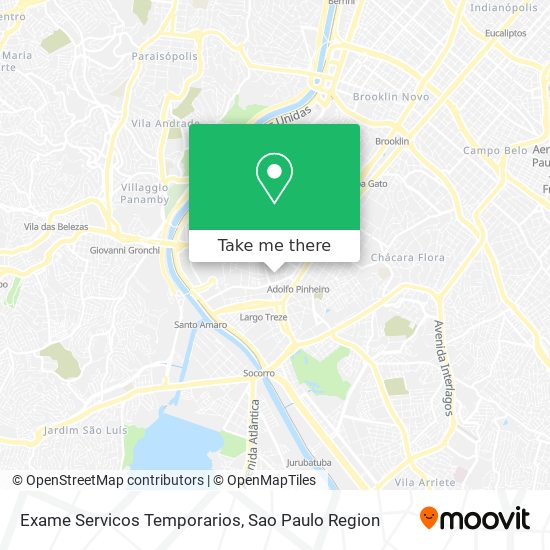 Mapa Exame Servicos Temporarios