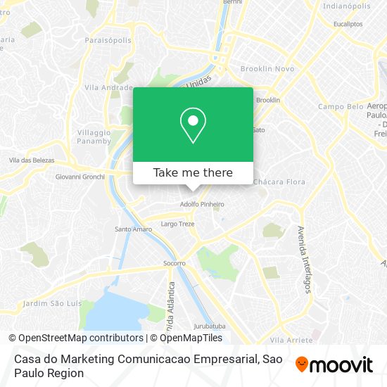 Casa do Marketing Comunicacao Empresarial map