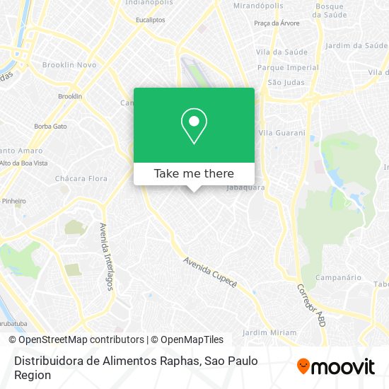 Distribuidora de Alimentos Raphas map