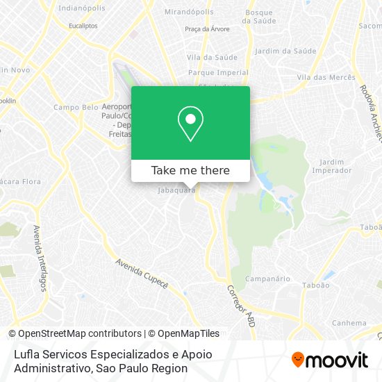 Mapa Lufla Servicos Especializados e Apoio Administrativo