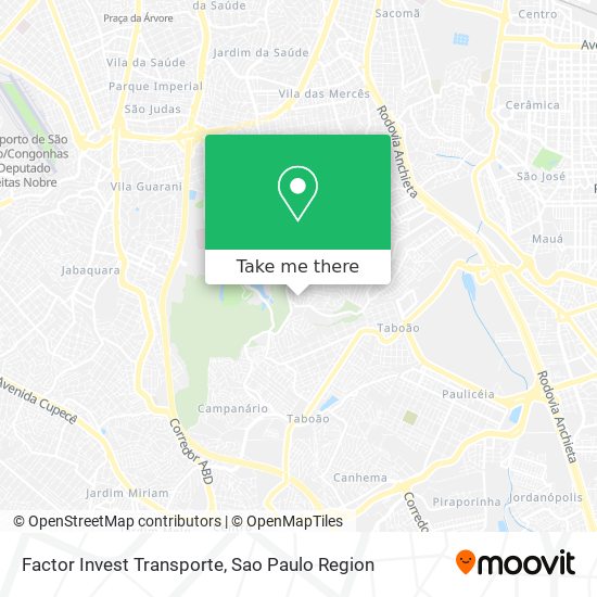 Factor Invest Transporte map