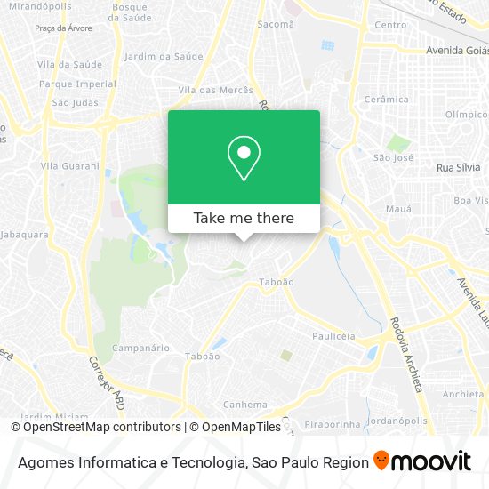 Mapa Agomes Informatica e Tecnologia