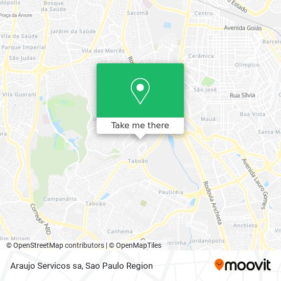 Mapa Araujo Servicos sa