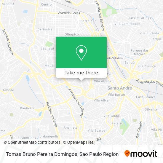 Mapa Tomas Bruno Pereira Domingos