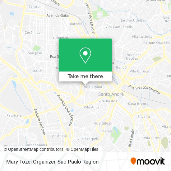 Mapa Mary Tozei Organizer