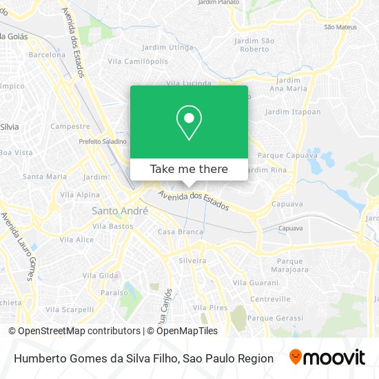 Humberto Gomes da Silva Filho map