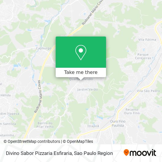 Divino Sabor Pizzaria Esfiraria map