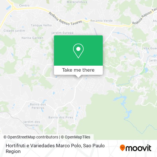 Hortifruti e Variedades Marco Polo map