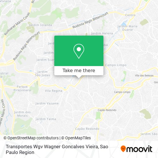 Mapa Transportes Wgv Wagner Goncalves Vieira