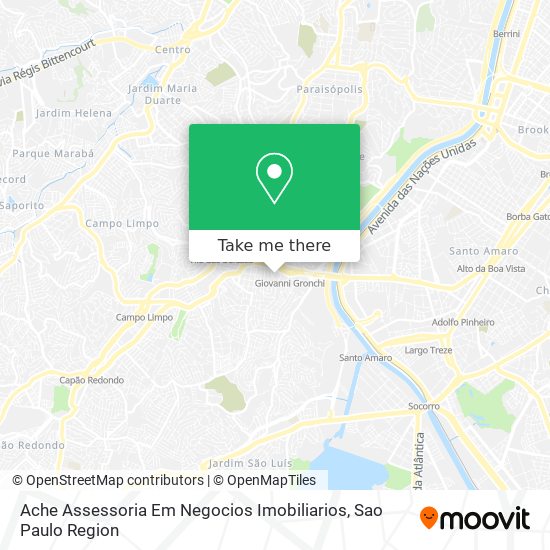 Ache Assessoria Em Negocios Imobiliarios map