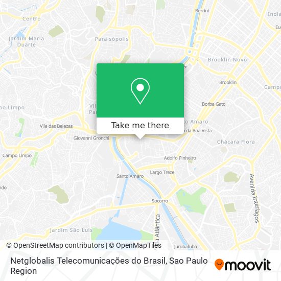 Netglobalis Telecomunicações do Brasil map