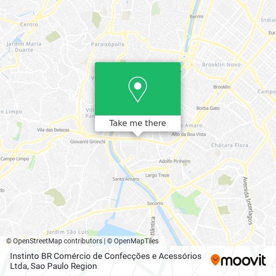 Instinto BR Comércio de Confecções e Acessórios Ltda map