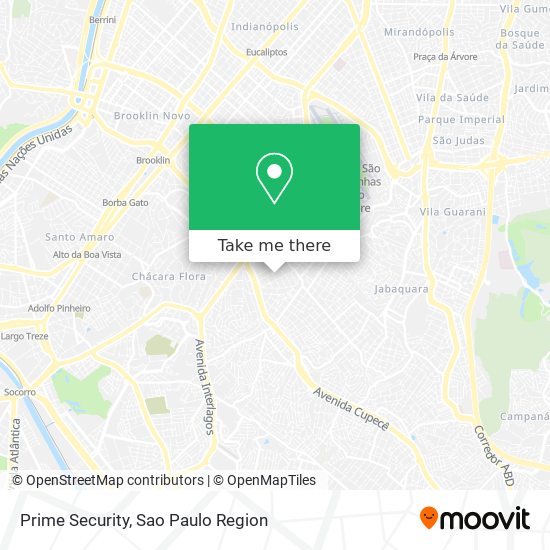 Prime Security map