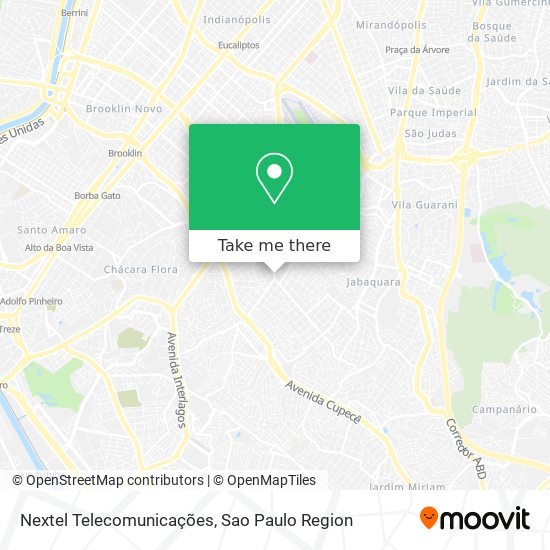 Mapa Nextel Telecomunicações
