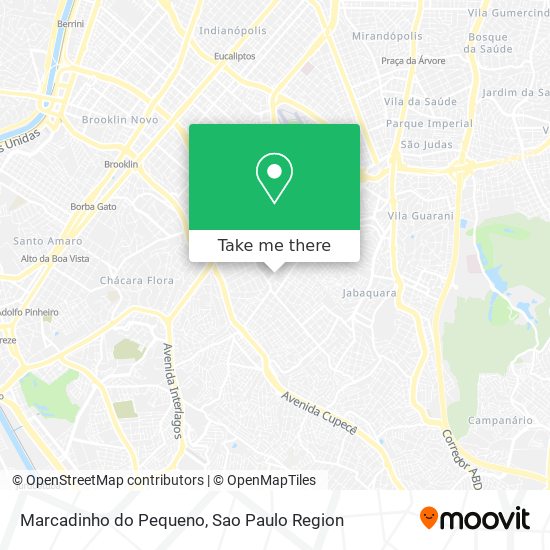 Mapa Marcadinho do Pequeno